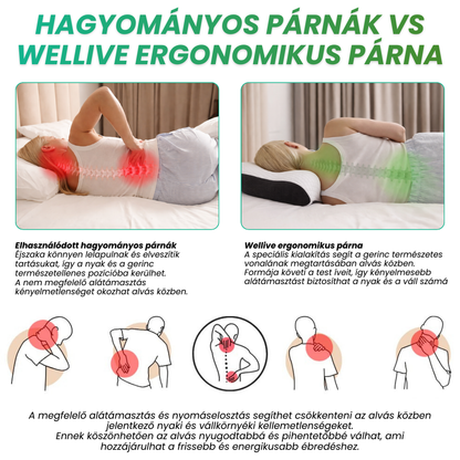 Wellive™ Ergonomikus Nyakpárna